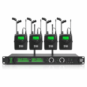Sistema In-Ear Inalámbrico XTUGA RW2090 – 4 Receptores + 1 Transmisor