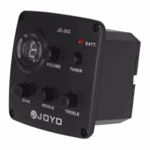 Preamp y Ecualizador JE-303 con Tuner para Guitarra Acústica Joyo
