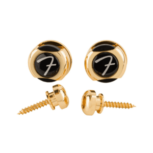 Fender Infinity Strap Locks Gold – Candados de Correa para Guitarra/Bajo