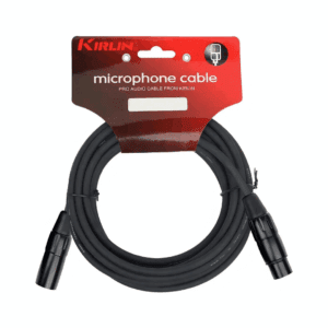 Cable para Micrófono XLR 6mt Kirlin MPC4-470PB/BK