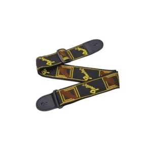 Correa De Guitarra Tipo Fender Color Negra