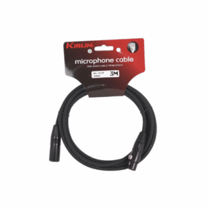 Cable para Micrófono XLR 3mt Kirlin MPC4-470PB/BK