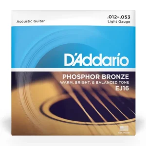 Set Cuerdas Guitarra Acústica Bronze EJ16 Daddario