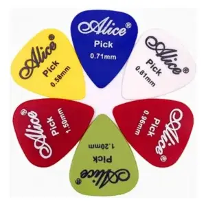 Pack Set De 50 Uñetas De Colores Plástico