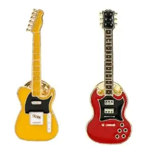 Broches Pines Prendedor Guitarras Rock Eléctrica