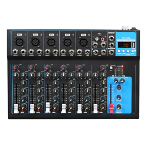 Consola Mezcladora De Audio Portátil 7 Canales