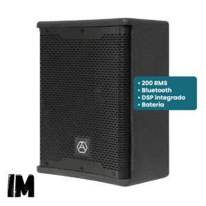 Parlante activo 8" / 200RMS / TWS / DSP / Bateria de Litio / Gabo-Accuracy