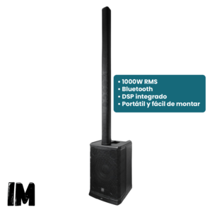 Sistema de Columna Line Array 1000W RMS - GABO Audio Pro