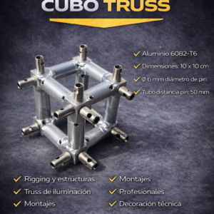 Cubo Mini Trus 10x10cm Truss Bull
