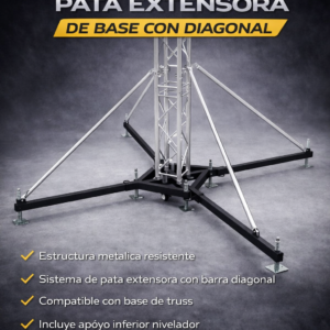 Pata Extensora Base con Diagona Truss Bull