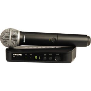 Micrófono Dinámico Inalámbrico Shure BLX24 con receptor